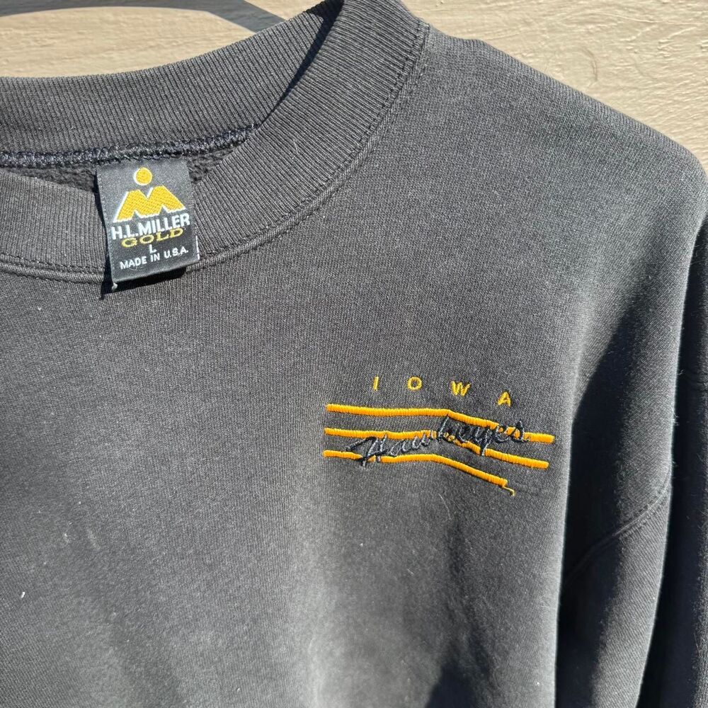 Unbranded Men's Black and Grey Sweatshirt